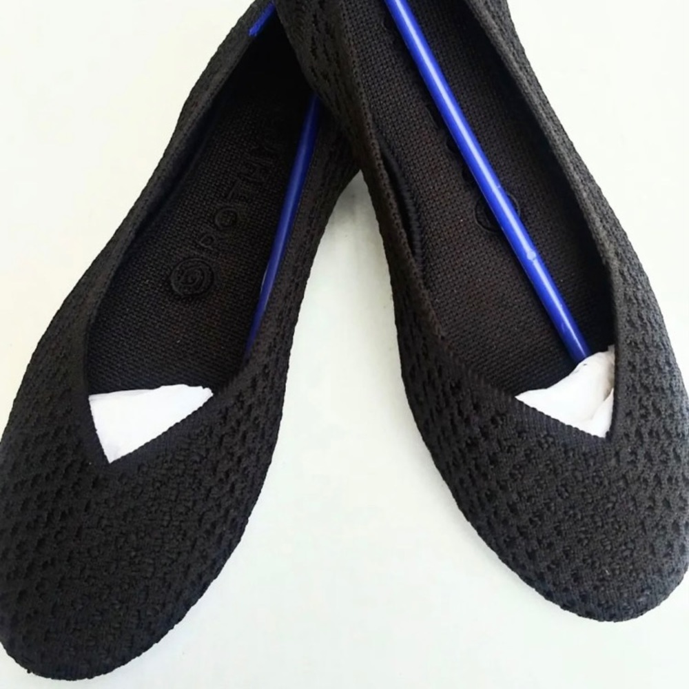 Rothy’s honeycomb 7.5 black shoes